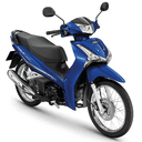 New wave125i (2023) สีสีน้ำเงิน-ดำ