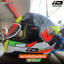 หมวกกันน๊อค แบบเต็มใบ ยี่ห้อดัง Index รุ่น ID SPARTAN ของแท้ มีมอก รุ่นย่อย / ไซส์ID SpartanS5ดำ/XL