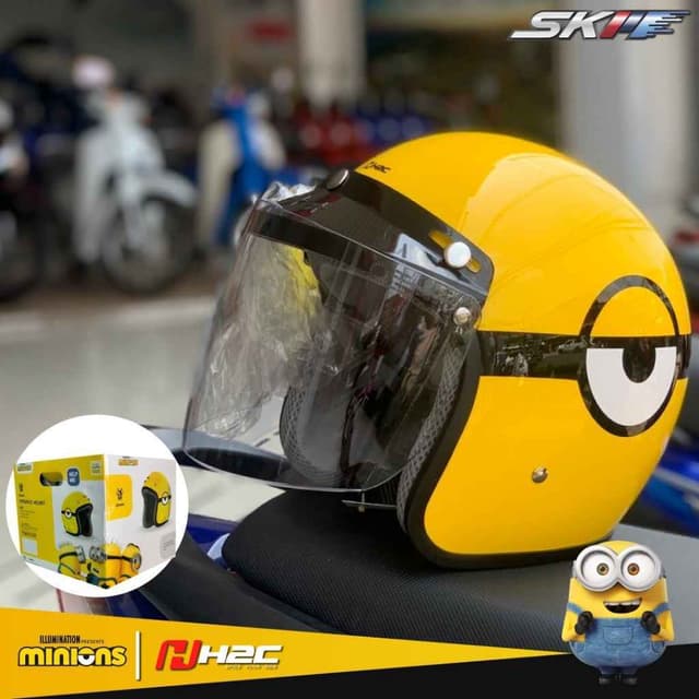 หมวกกันน็อคHonda H2C(2023) ลายSnoopyลายMinionsลายPual FrankลายTamiya ของแท้ฮอนด้า100%