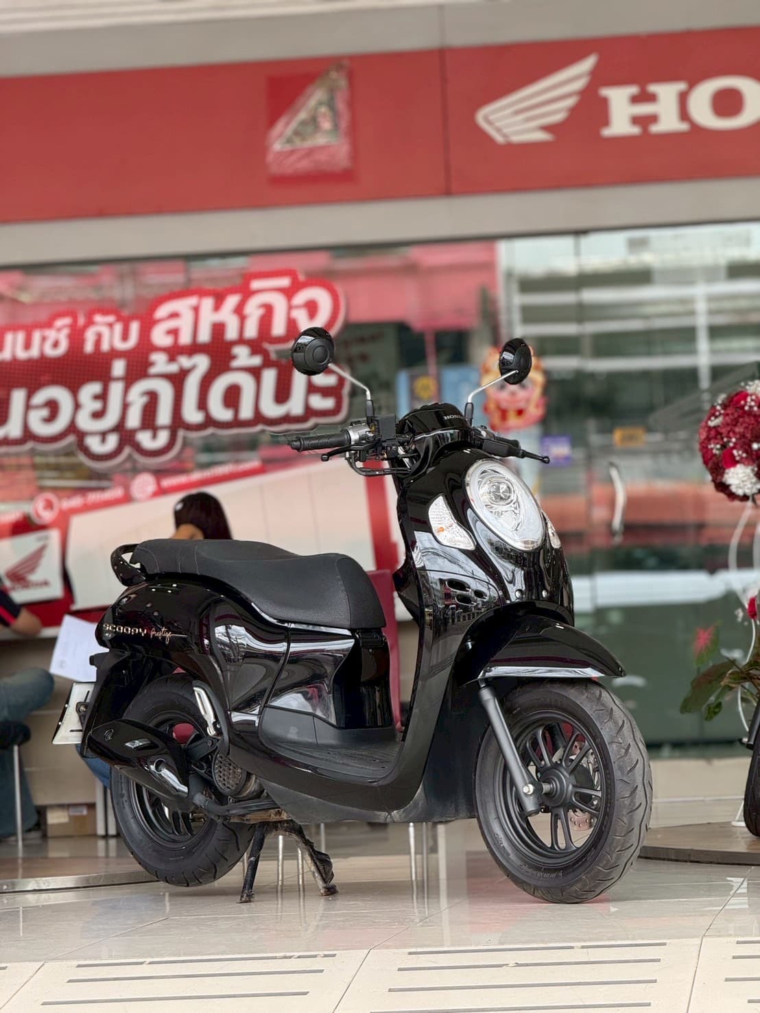Scoopyi ปี’66 สีดำ 👑สวยเป๊ะ ผ่อนสบาย