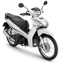 New wave125i (2023) สีสีขาว-ดำ