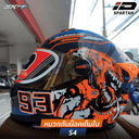 หมวกกันน๊อค แบบเต็มใบ ยี่ห้อดัง Index รุ่น ID SPARTAN ของแท้ มีมอก รุ่นย่อย / ไซส์ID SpartanS4ดำ/L
