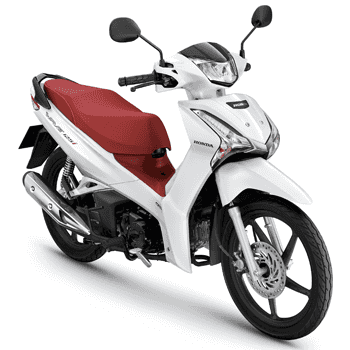 New wave125i (2023) สีสีขาว-แดง